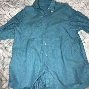 Grayish Blue Button up